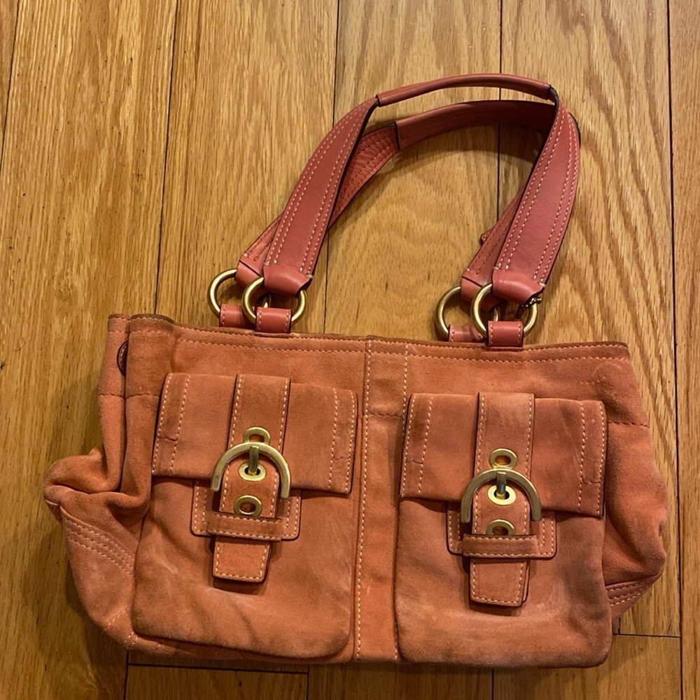 Coach Soho Suede Bag - very worn
